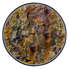 Rusty Orange Abstract Surface Wireless Fast Charger(black) by dflcprintsclothing