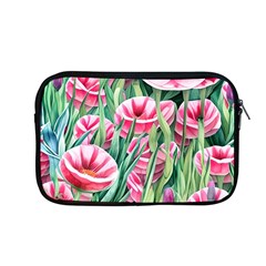 Cute Watercolor Flowers And Foliage Apple Macbook Pro 13  Zipper Case by GardenOfOphir