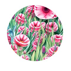 Cute Watercolor Flowers And Foliage Mini Round Pill Box (pack Of 3) by GardenOfOphir