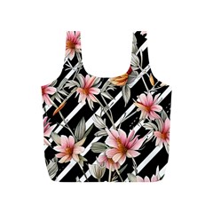 Celestial Watercolor Flowers Full Print Recycle Bag (s) by GardenOfOphir