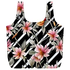 Celestial Watercolor Flowers Full Print Recycle Bag (xxxl) by GardenOfOphir