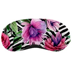 Classy And Chic Watercolor Flowers Sleeping Mask by GardenOfOphir