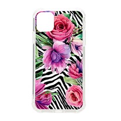 Classy And Chic Watercolor Flowers Iphone 11 Tpu Uv Print Case