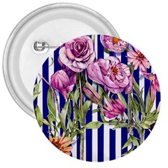 Classy And Chic Watercolor Flowers 3  Buttons by GardenOfOphir