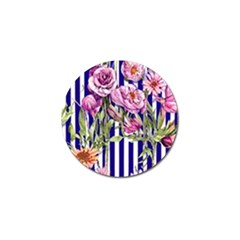 Classy And Chic Watercolor Flowers Golf Ball Marker (10 Pack) by GardenOfOphir