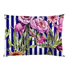 Classy And Chic Watercolor Flowers Pillow Case by GardenOfOphir