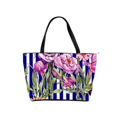 Classy And Chic Watercolor Flowers Classic Shoulder Handbag by GardenOfOphir