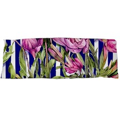 Classy And Chic Watercolor Flowers Body Pillow Case (dakimakura) by GardenOfOphir