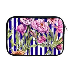 Classy And Chic Watercolor Flowers Apple Macbook Pro 17  Zipper Case by GardenOfOphir