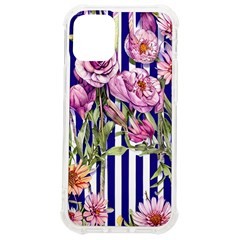 Classy And Chic Watercolor Flowers Iphone 12 Mini Tpu Uv Print Case	 by GardenOfOphir