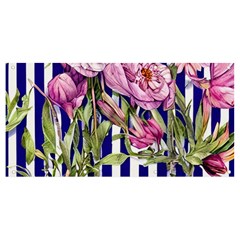 Classy And Chic Watercolor Flowers Banner And Sign 8  X 4  by GardenOfOphir