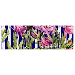 Classy And Chic Watercolor Flowers Banner And Sign 9  X 3  by GardenOfOphir