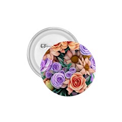 Cheerful And Captivating Watercolor Flowers 1 75  Buttons by GardenOfOphir