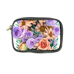 Cheerful And Captivating Watercolor Flowers Coin Purse by GardenOfOphir