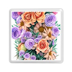 Cheerful And Captivating Watercolor Flowers Memory Card Reader (square) by GardenOfOphir