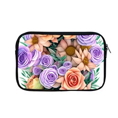 Cheerful And Captivating Watercolor Flowers Apple Macbook Pro 13  Zipper Case by GardenOfOphir