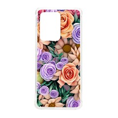 Cheerful And Captivating Watercolor Flowers Samsung Galaxy S20 Ultra 6 9 Inch Tpu Uv Case