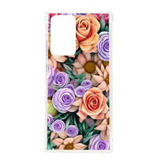 Cheerful And Captivating Watercolor Flowers Samsung Galaxy Note 20 Ultra Tpu Uv Case by GardenOfOphir