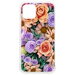 Cheerful and Captivating Watercolor Flowers iPhone 12/12 Pro TPU UV Print Case Front