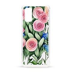 County Charm – Watercolor Flowers Botanical Samsung Galaxy S20 6 2 Inch Tpu Uv Case