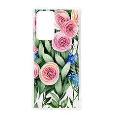 County Charm – Watercolor Flowers Botanical Samsung Galaxy Note 20 Ultra Tpu Uv Case by GardenOfOphir