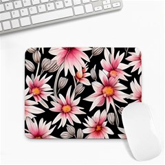 Charming And Celestial Watercolor Flowers Small Mousepad by GardenOfOphir