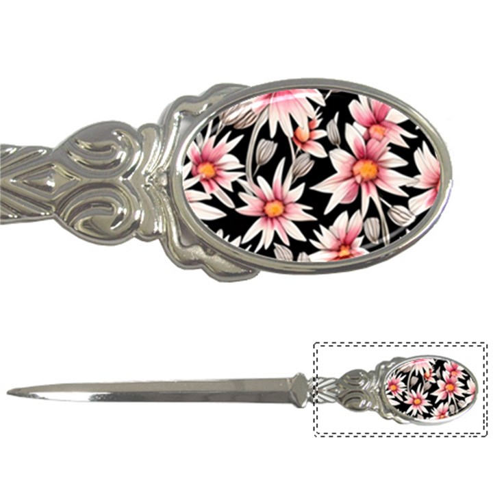 Charming and Celestial Watercolor Flowers Letter Opener