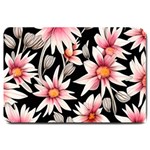 Charming and Celestial Watercolor Flowers Large Doormat 30 x20  Door Mat