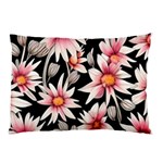 Charming and Celestial Watercolor Flowers Pillow Case (Two Sides) Back