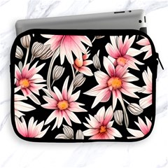 Charming And Celestial Watercolor Flowers Apple Ipad 2/3/4 Zipper Cases by GardenOfOphir