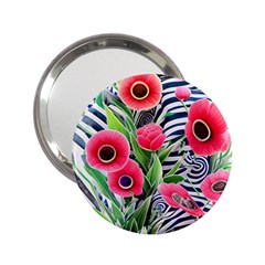 Cherished Blooms – Watercolor Flowers Botanical 2 25  Handbag Mirrors by GardenOfOphir