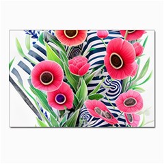 Cherished Blooms – Watercolor Flowers Botanical Postcards 5  X 7  (pkg Of 10) by GardenOfOphir