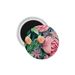 Darling And Dazzling Watercolor Flowers 1 75  Magnets by GardenOfOphir