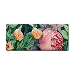 Darling And Dazzling Watercolor Flowers Hand Towel by GardenOfOphir