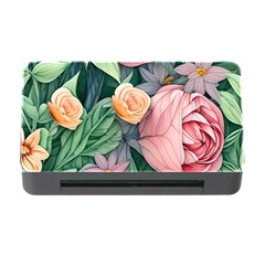 Darling And Dazzling Watercolor Flowers Memory Card Reader With Cf by GardenOfOphir