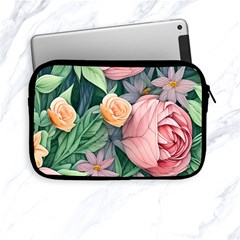 Darling And Dazzling Watercolor Flowers Apple Ipad Mini Zipper Cases by GardenOfOphir