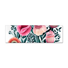 Cheerful Watercolors – Flowers Botanical Sticker (bumper) by GardenOfOphir