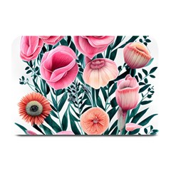 Cheerful Watercolors – Flowers Botanical Plate Mats by GardenOfOphir