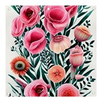 Cheerful Watercolors – Flowers Botanical Banner and Sign 3  x 3  Front