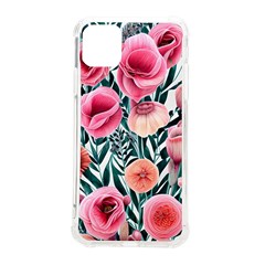 Cheerful Watercolors – Flowers Botanical Iphone 11 Pro Max 6 5 Inch Tpu Uv Print Case by GardenOfOphir