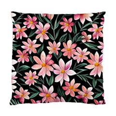 Classy Botanicals – Watercolor Flowers Botanical Standard Cushion Case (one Side) by GardenOfOphir