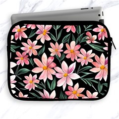 Classy Botanicals – Watercolor Flowers Botanical Apple Ipad 2/3/4 Zipper Cases by GardenOfOphir