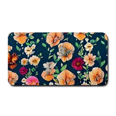 Charming Foliage – Watercolor Flowers Botanical Medium Bar Mat by GardenOfOphir