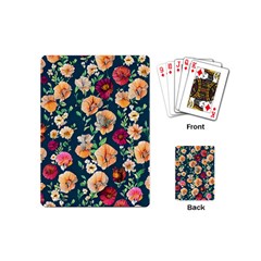 Charming Foliage – Watercolor Flowers Botanical Playing Cards Single Design (mini) by GardenOfOphir