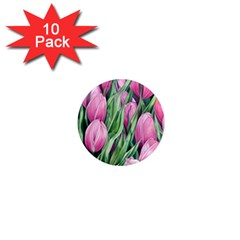 Cheerful Watercolor Flowers 1  Mini Magnet (10 Pack)  by GardenOfOphir