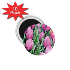 Cheerful Watercolor Flowers 1 75  Magnets (10 Pack)  by GardenOfOphir