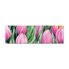 Cheerful Watercolor Flowers Sticker Bumper (100 Pack) by GardenOfOphir