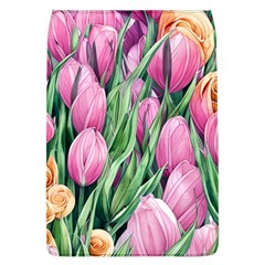 Cheerful Watercolor Flowers Removable Flap Cover (l) by GardenOfOphir