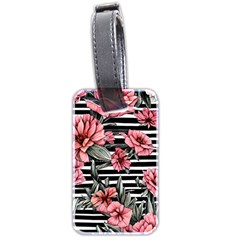 Country-chic Watercolor Flowers Luggage Tag (two Sides) by GardenOfOphir