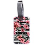 Country-Chic Watercolor Flowers Luggage Tag (two sides) Front